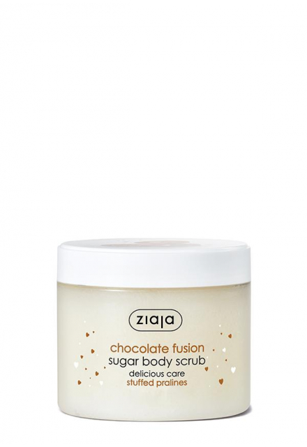 sprchovací karamelizovaný cukrový peeling na telo