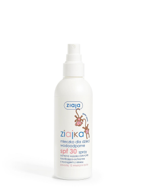 vodeodolné mlieko na opal’ovanie SPF 30 v spreji