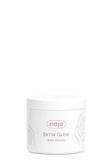 satinová telová pena