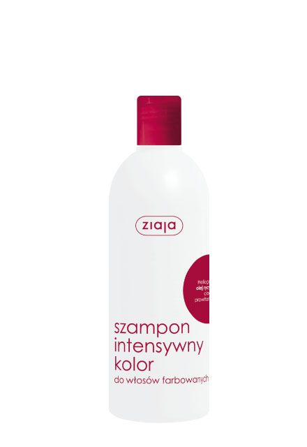 šampón pre intenzívnu farbu s ricínovým olejom